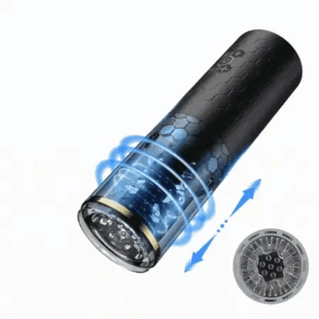 Samurai 3.0 Thrusting Rotating Male Masturbator - 10 Speeds, Telescopic