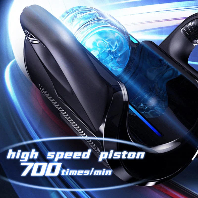 Thrusting Cannon King Automatic Male Masturbator with Replaceable Sleeve