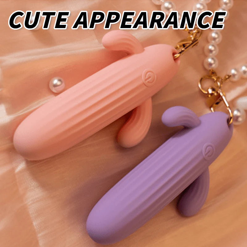 Cactus Clitoral & G-Spot Vibrator with Pearl Chain