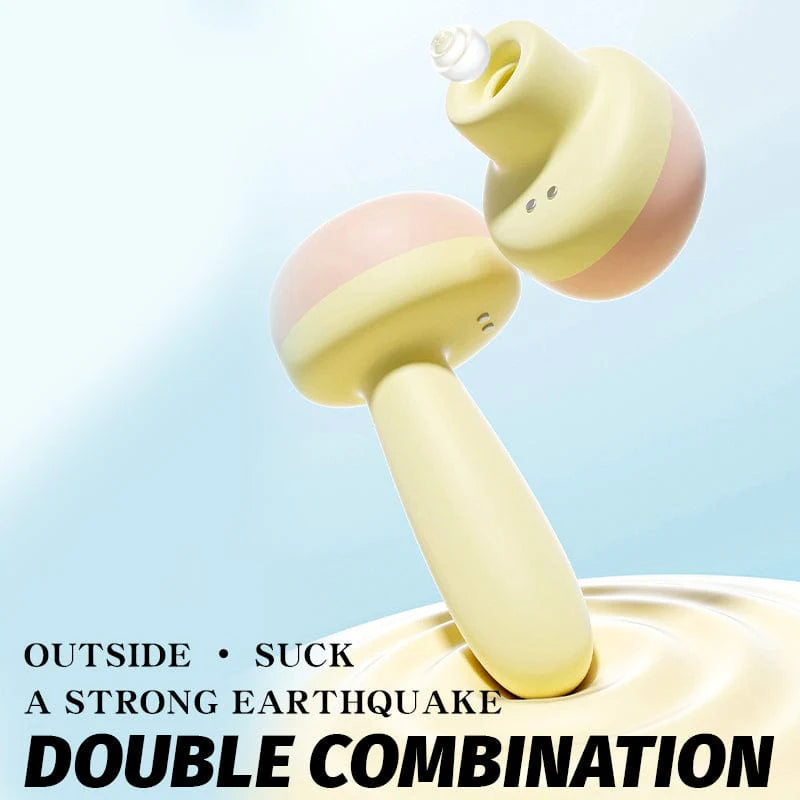 App-Controlled Sucking Vibrator Alarm Clock - 8 Suck & 9 Vibe Modes